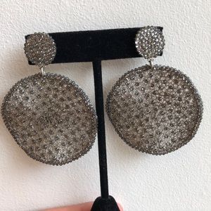 Silver Circle Roni Blanshay Earring